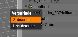 Subscribing to verse node