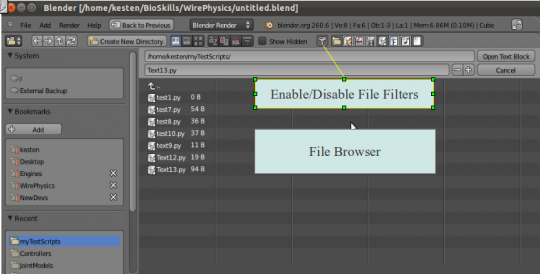 Fig 3. File Browser