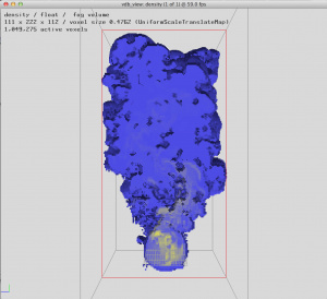 Smoke texture viewed from VDB Viewer app.